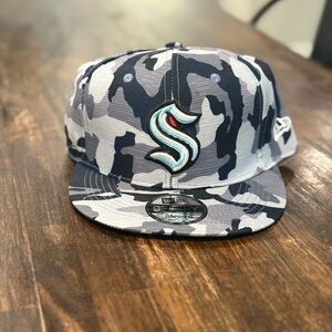 NHL Seattle Kraken Camouflage Flatbill Hat